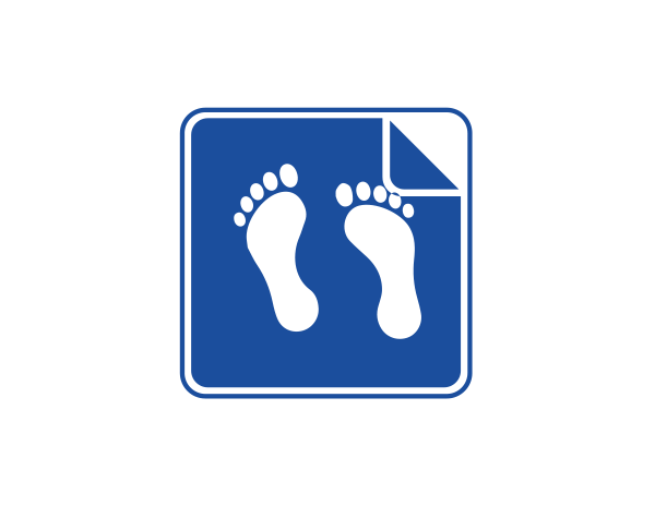 Vloersticker